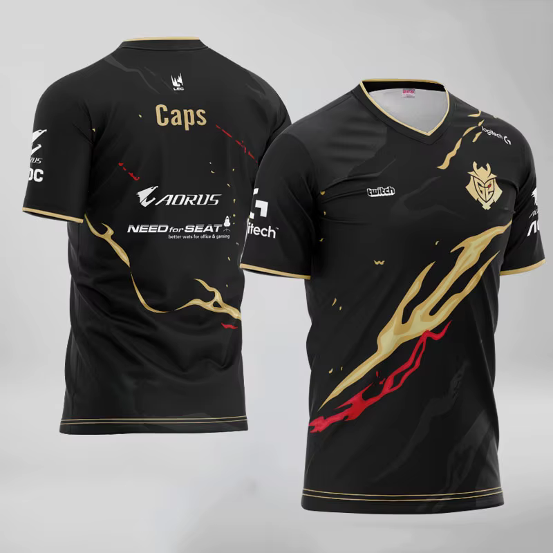 Nouveau T-shirt d'été G2 Esports Game LOL CSGO Essentials pour femmes, hommes, filles, garçons, enfa