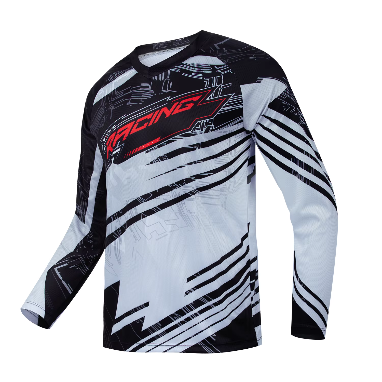 Maillot de cyclisme VTT pour hommes, manches longues, maillot de motocross, léger, respirant, maillo