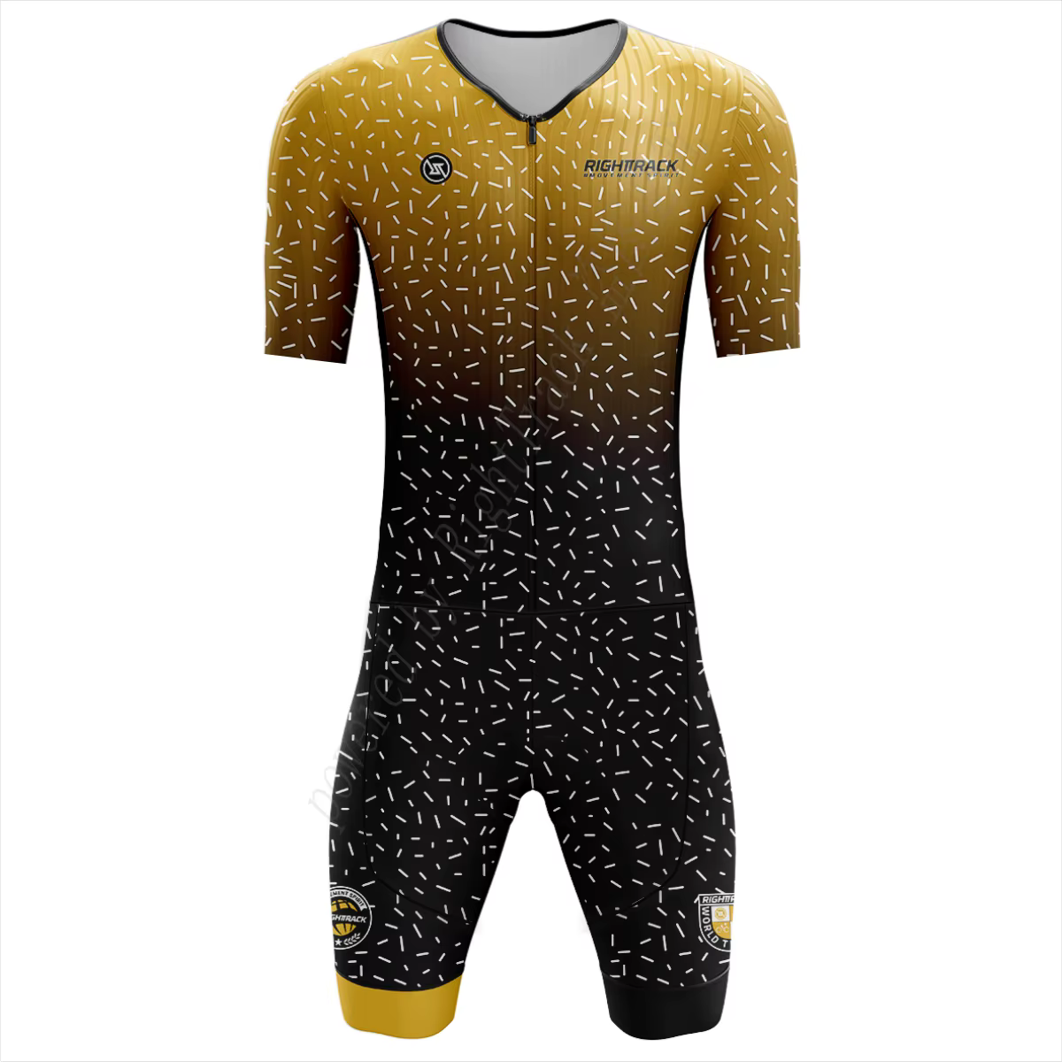 ArmacPerformance-TriDuvet Trisuit, Épicerie mondiale, Combinaison colorée à manches courtes, Natatio