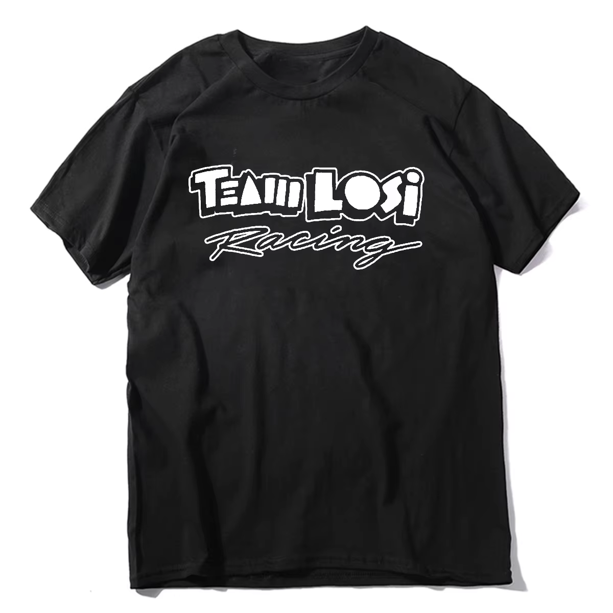 Nouveau Team Losi Racing (contour blanc) T-Shirt à manches courtes vêtements mignons vêtements esthé