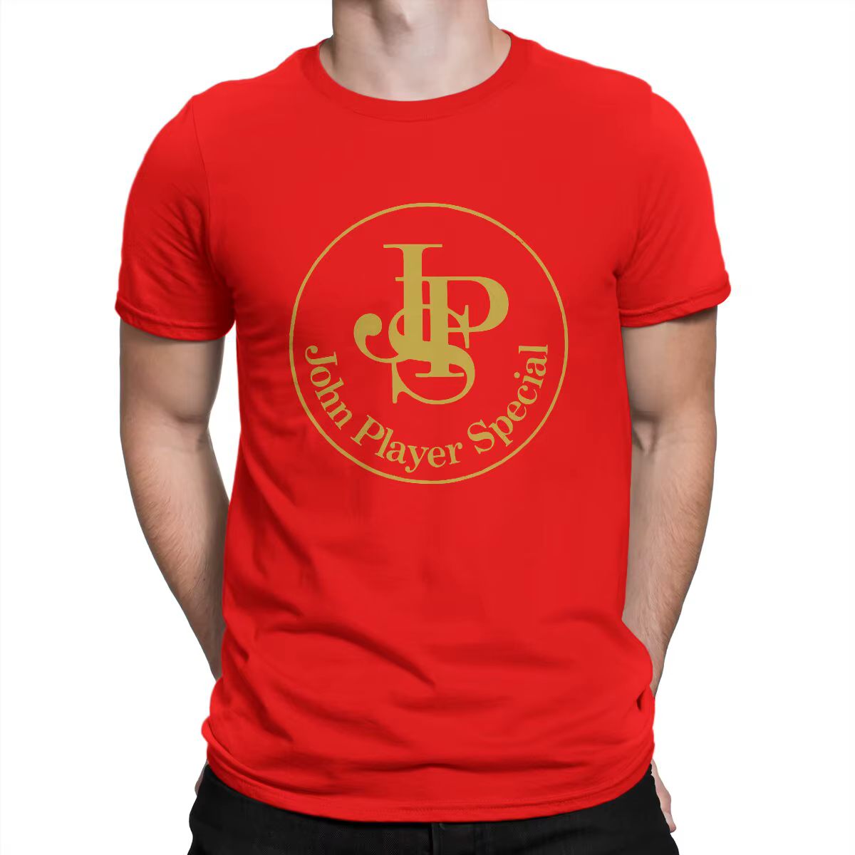 T-Shirt à Manches Courtes pour Homme, Vêtement de Loisirs, Col Ras du Cou, 100% Coton, Spécial John 