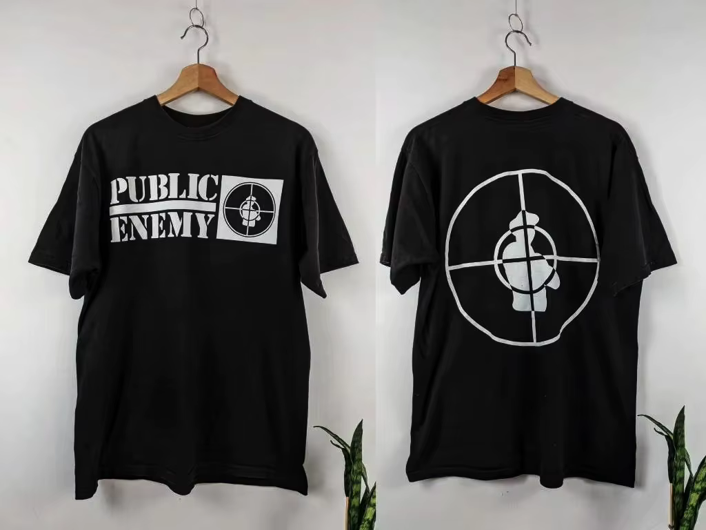 T-shirt pour homme Public Enemy, T-shirt Battle, T-shirt en coton d'été pour homme et femme, T-shirt