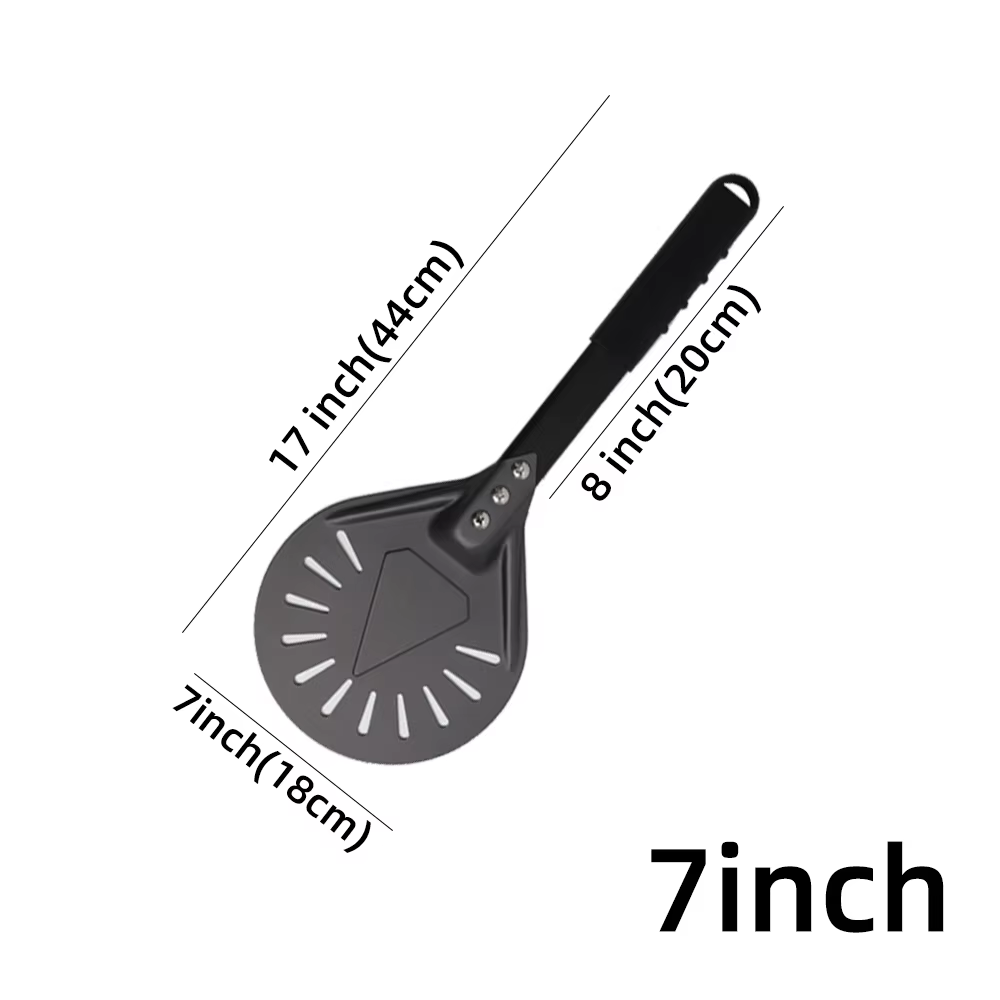 Petite palette à Pizza de 7 à 10 pouces, pelle perforée à manche court, ustensiles de cuisine antiad