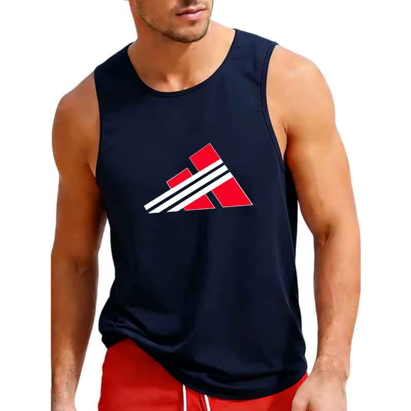 Débardeur imprimé avec logo Quiksilver 1969 pour homme, noir, décontracté, sans manches, pour l'été