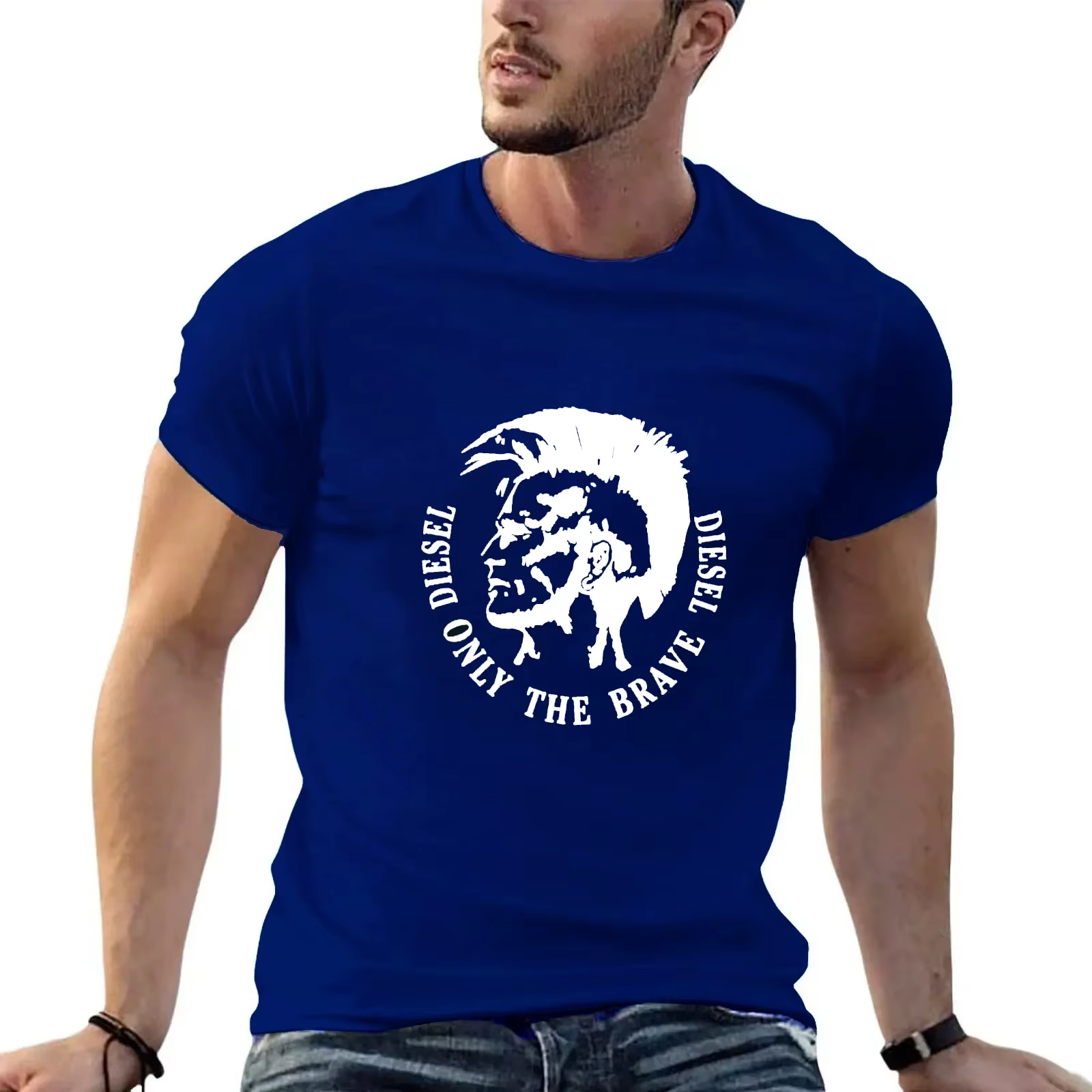 T-Shirt pour hommes graphique nouveaux tenues seulement le Brave Estilo graphique T-Shirt surdimensi