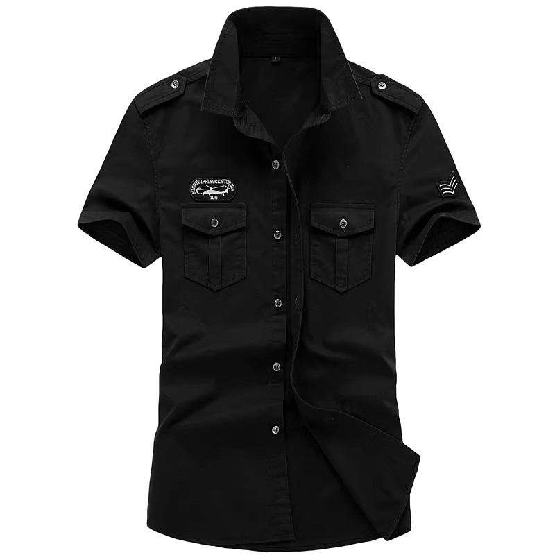Chemises surdimensionnées pour hommes, surchemise à manches longues, 6XL, pur coton brodé, grande ta