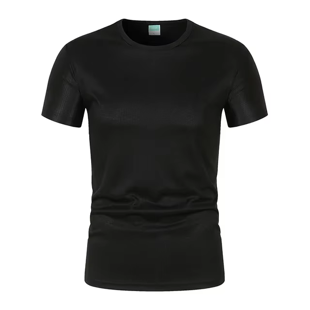 T-shirt à manches courtes pour hommes et femmes, logo imprimé, séchage rapide, course à pied, marath