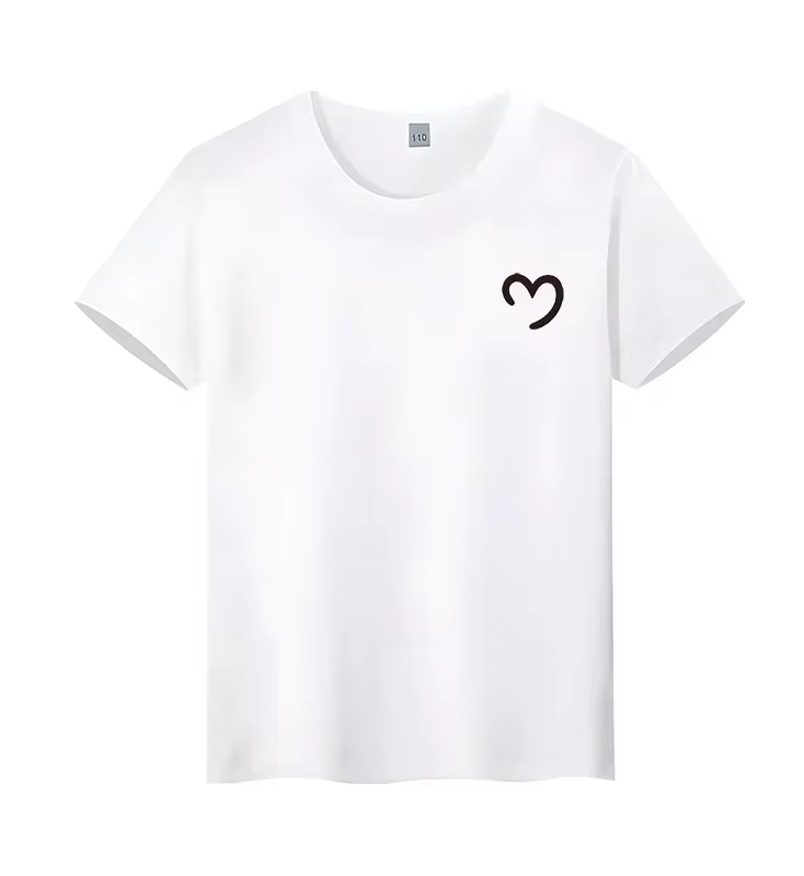T-shirt pour enfants Naruto Nine Tailed Anime en coton imprimé double face, vêtements parent-enfant,