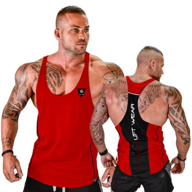 Hommes musculation débardeur gymnases Fitness chemise sans manches 2025 nouveau mâle coton vêtements