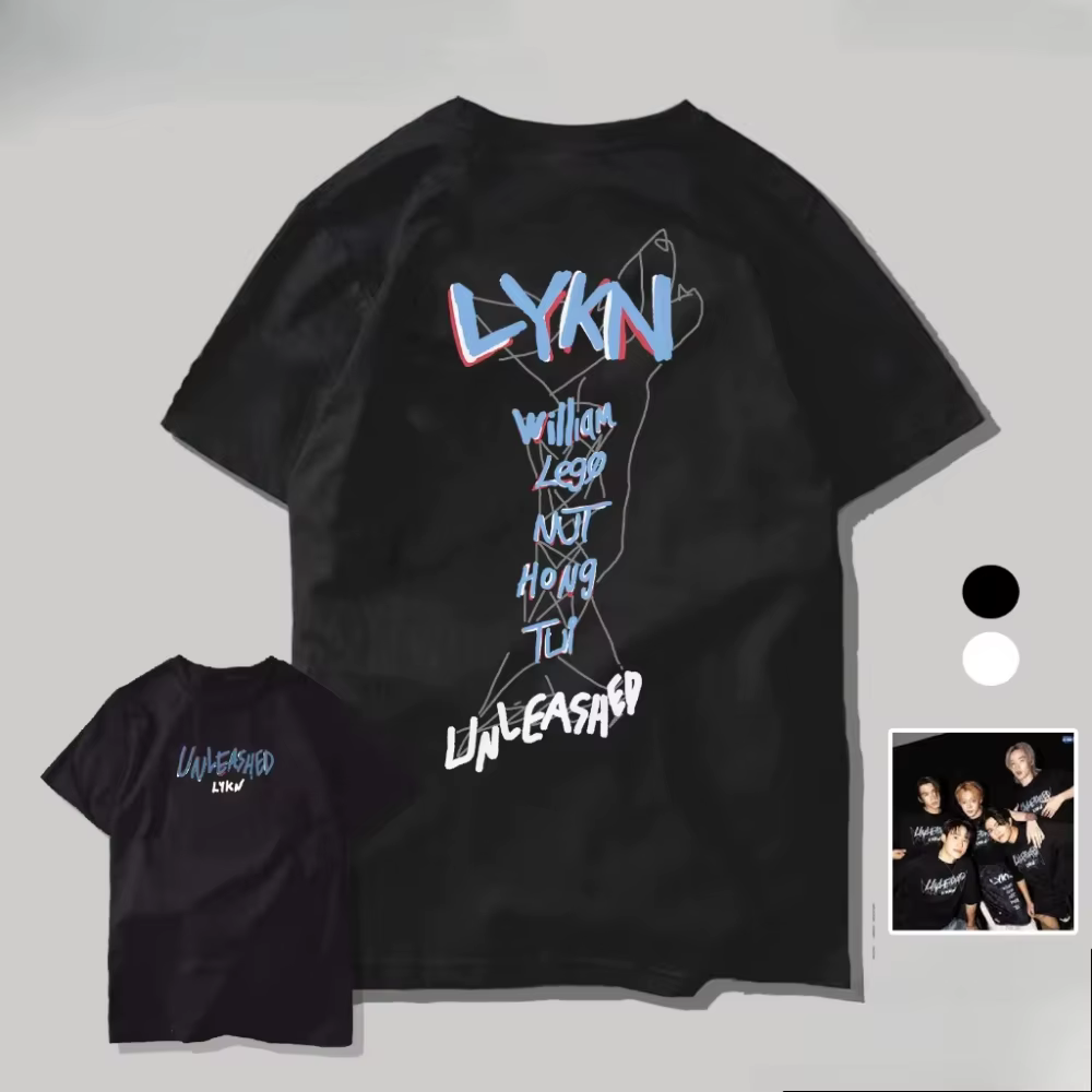 T-shirt imprimé libéré Boygrup William Lego Nut Hong Tui Thai Enthu coton peigné hommes femmes vêtem