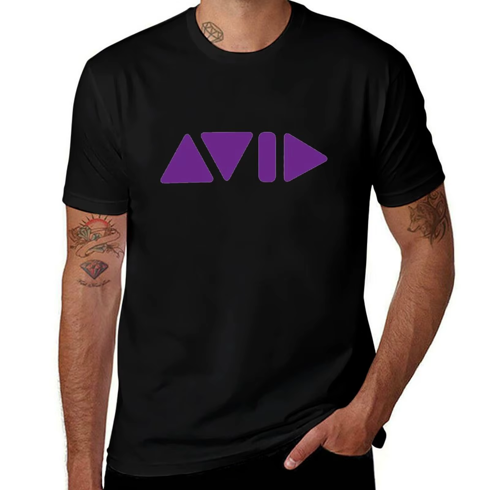Avid T-Shirt T-shirt basique à manches courtes pour homme