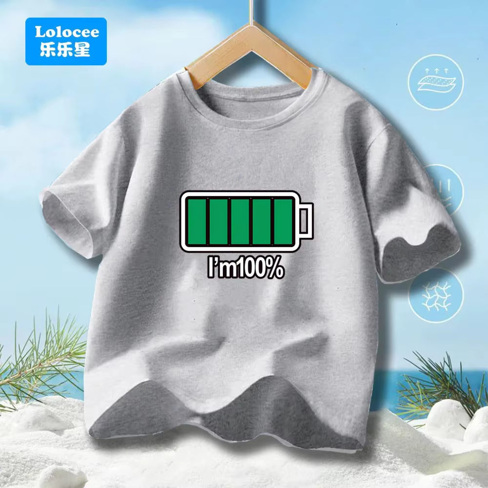 T-Shirt d'été pour garçons, imprimé d'astronaute drôle tamponnant, t-shirts pour adolescents, haut d