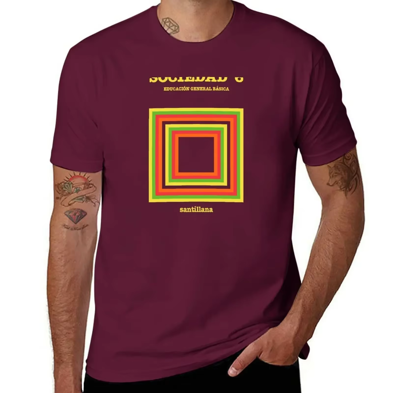 T-shirt graphique de basket-ball pour hommes, Économie graphiques en coton, Économie vintage, Livre 