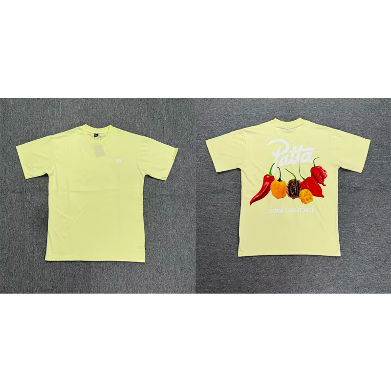 T-shirt PATTA décontracté streetwear de haute qualité, col rond, imprimé logo, manches courtes, livr