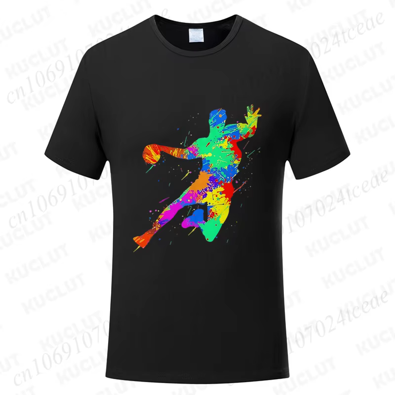 T-shirt manches courtes homme et femme, humoristique et décontracté, à la mode, avec motif de joueur