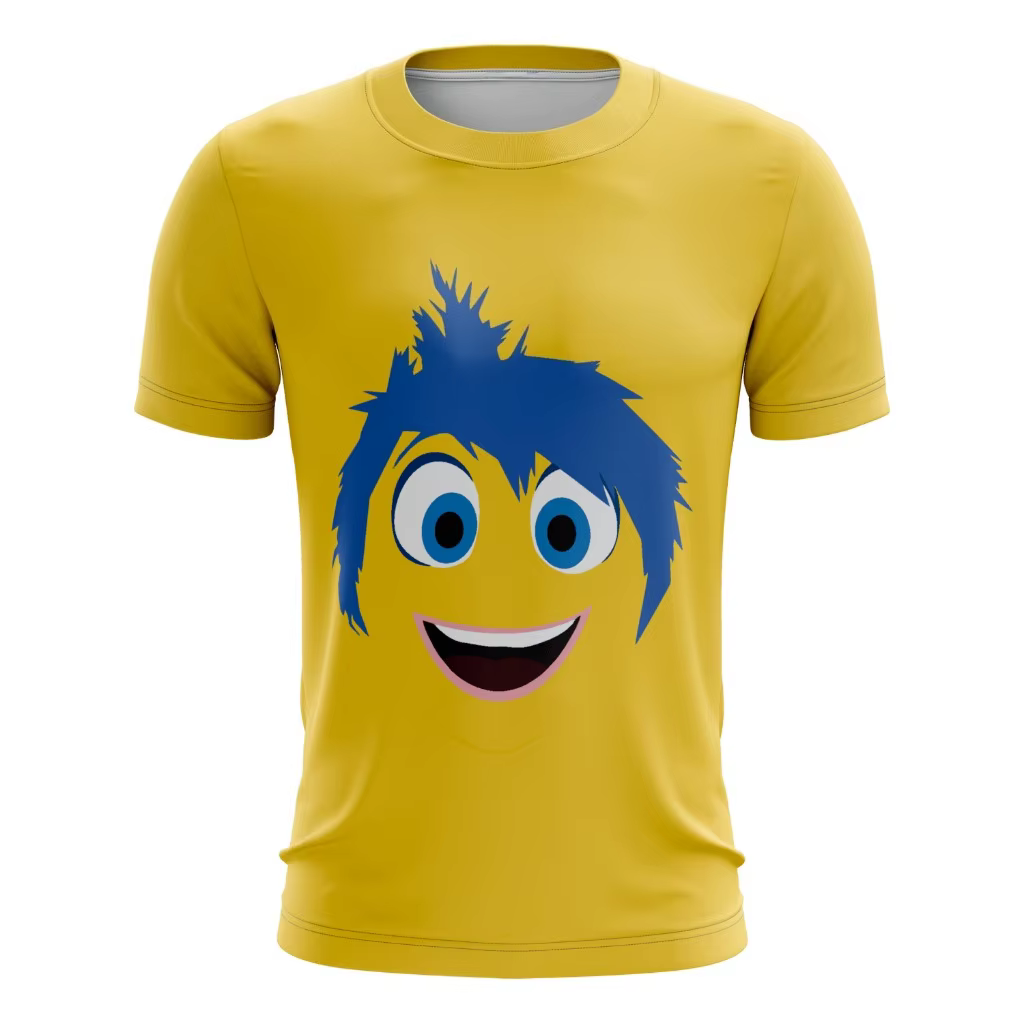 Nouveauté 2026 : T-shirts imprimés 3D pour garçons et filles, personnages de Inside Out de Pixar, Le
