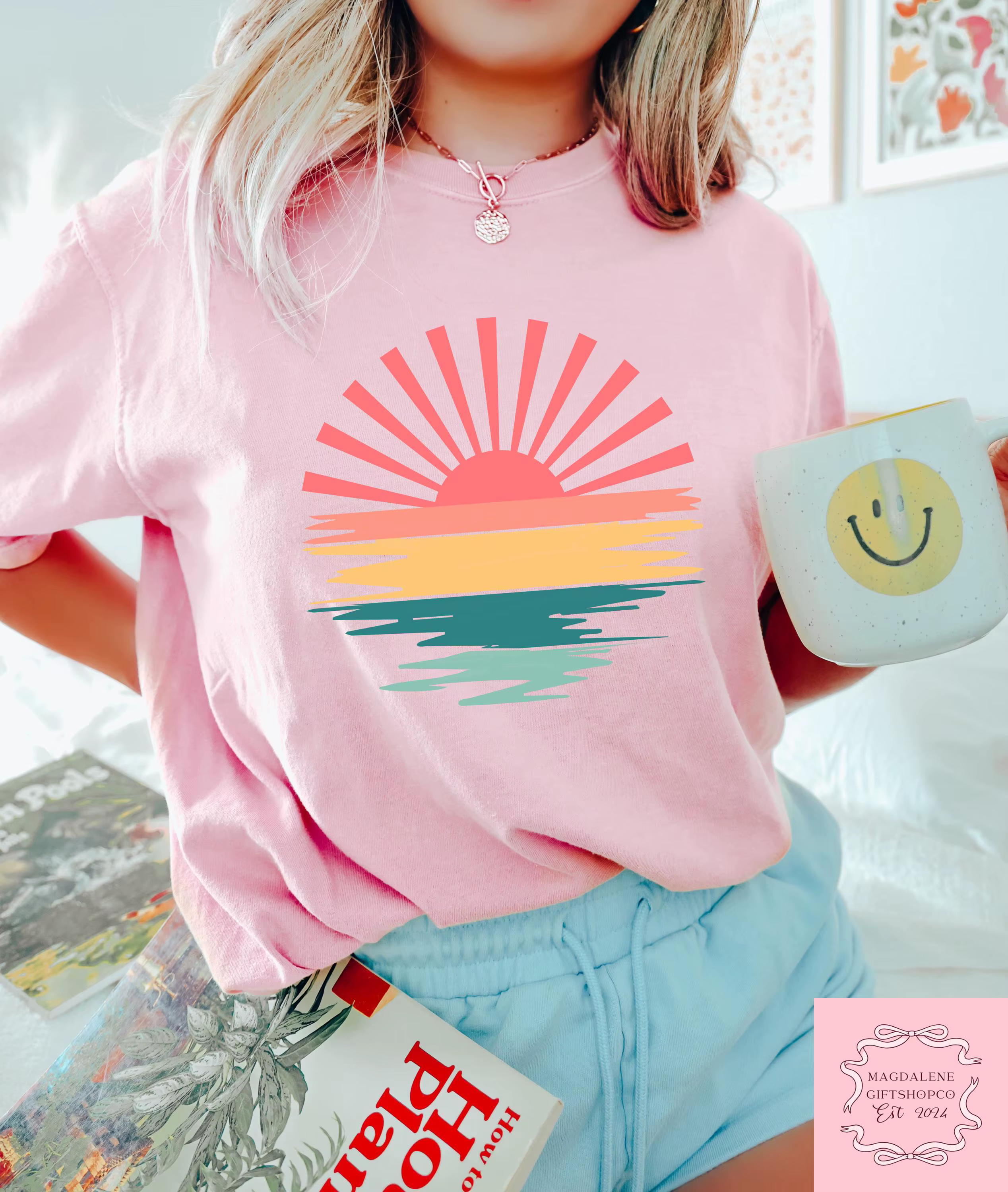 T-shirt unisexe décontracté ample à manches courtes en coton respirant, style vintage pour femme, co
