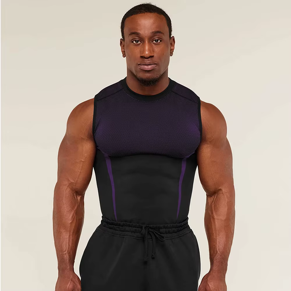 T-shirt de compression pour hommes ONYX5.0, manches courtes, SHARK Sport Tees, Gym Fitness Sportshir
