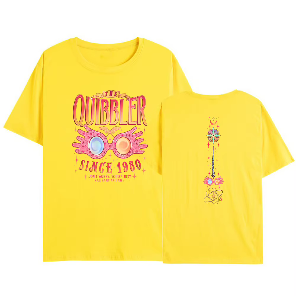 Harajuku T-shirt magique double face juste comme sanit comme je suis chemise HP chemises esthétique