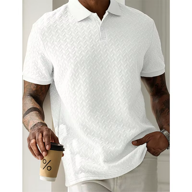 Polo d'été à manches courtes pour hommes, Streetwear, hauts de couleur unie, marque respirante