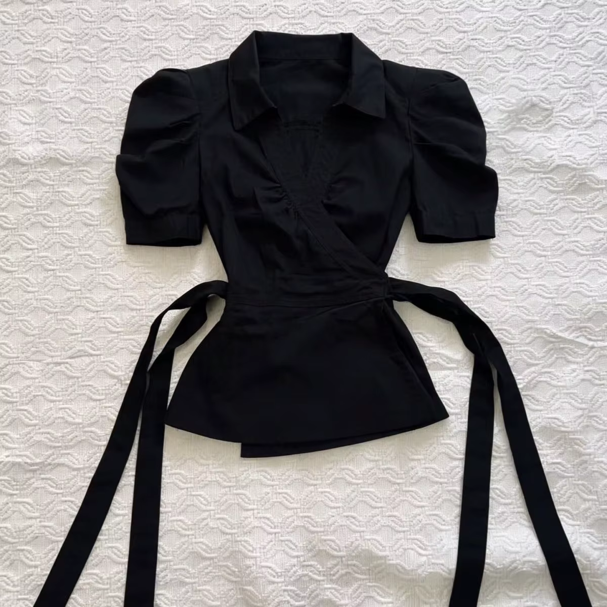 T-shirt esthétique d'été à manches courtes, style années 2000, couleur unie, décontracté, punk, avec