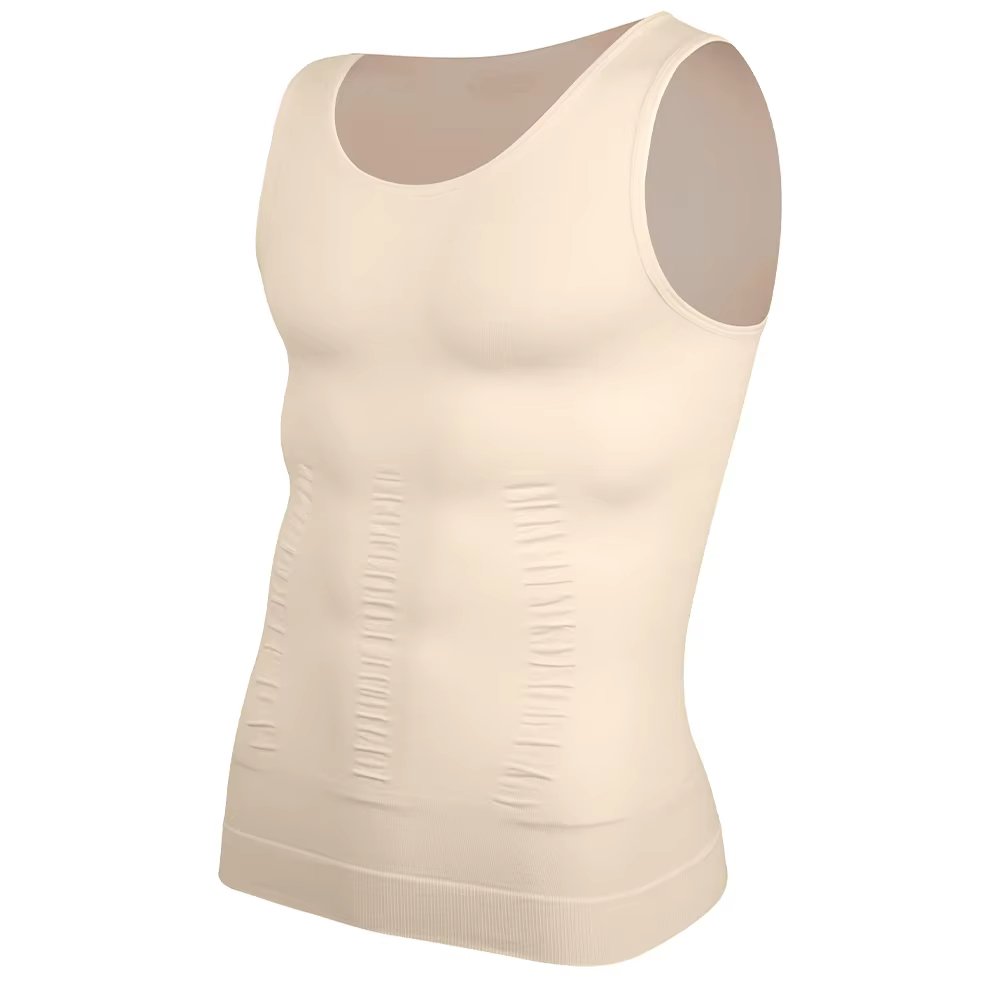 Chemise de compression pour homme pour sculpter le corps, veste amincissante, sous-vêtements serrés 