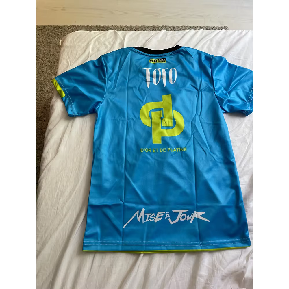 Nouveau Maillot JUL T-shirt été jeunesse respirant et séchage rapide formation Football chemises uni