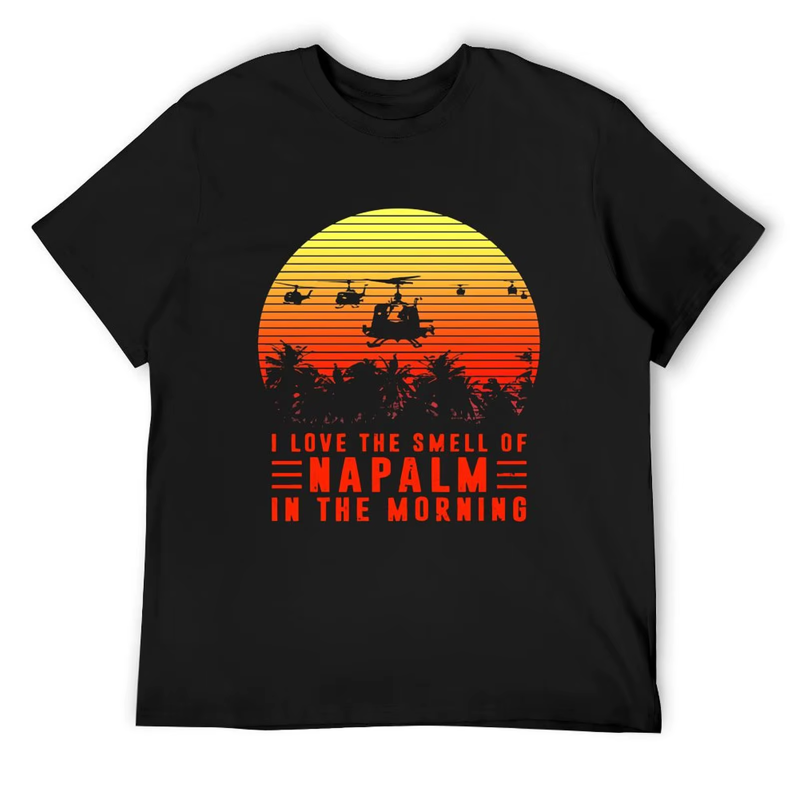 J'aime l'odeur de Napalm au matin T-Shirt-Vintage T-Shirt Anime t-shirt costumes drôles hommes coton
