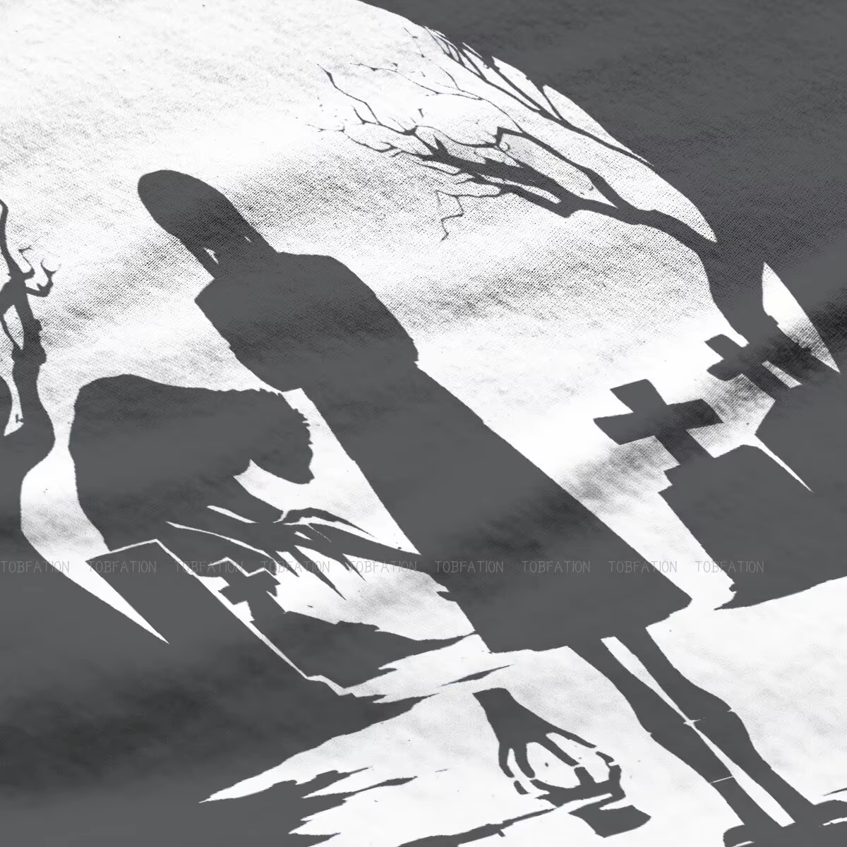 Addams Silhouette T-shirt manches courtes femme, décontracté, vintage, collection mercredi, Harajuku