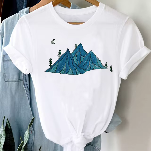 T-shirt avec étoile dorée à cinq branches pour femme, veste courte, cool, nouveau style étranger, do