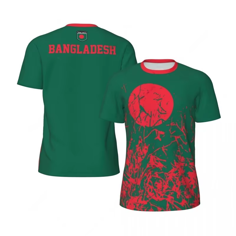 T-shirt de sport imprimé en 3D pour homme, maillot de football graphique, respirant, respirant, à la