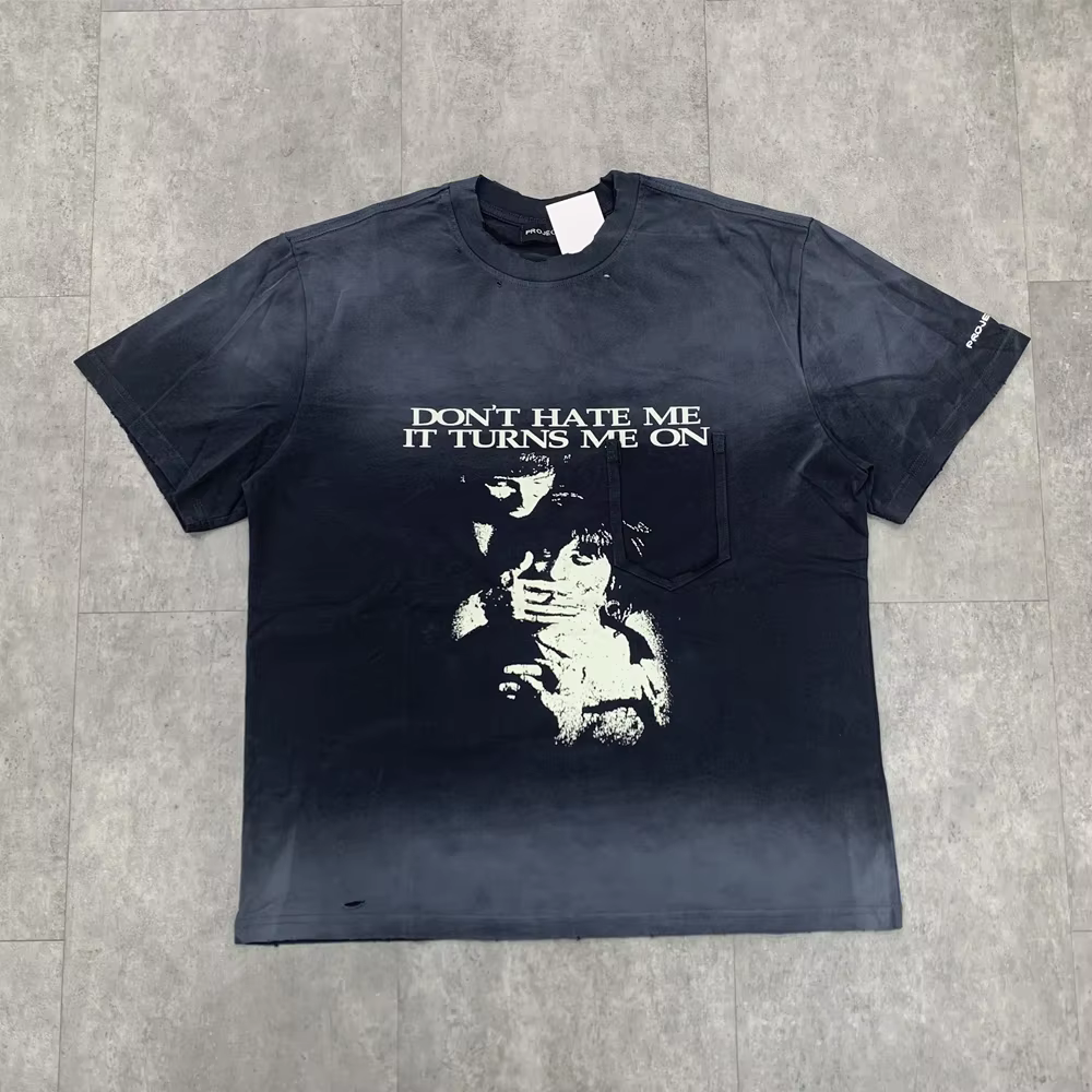 Yao mode marque de luxe Streetwear t-shirt hauts Vintage rétro ample hommes vêtements Grophics était