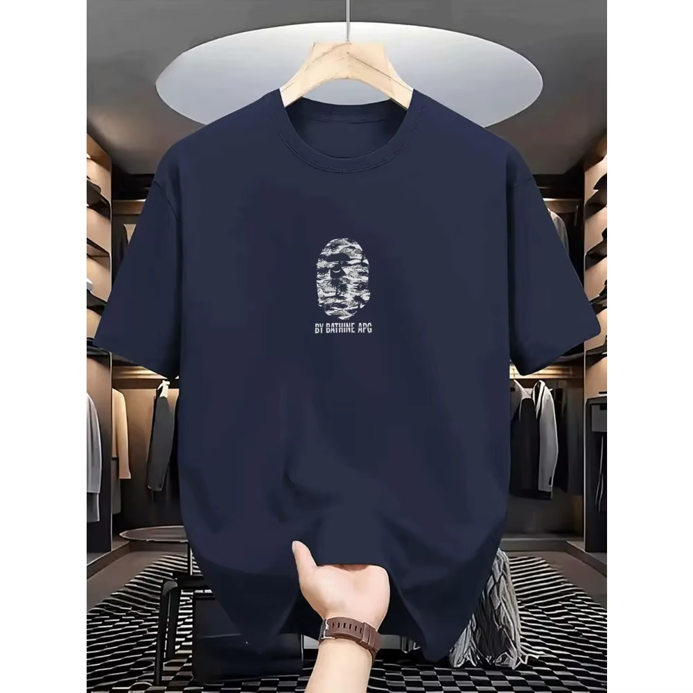 Nouveau T-shirt de course pour homme, printemps et été, coupe ajustée, imprimé, séchage rapide, manc