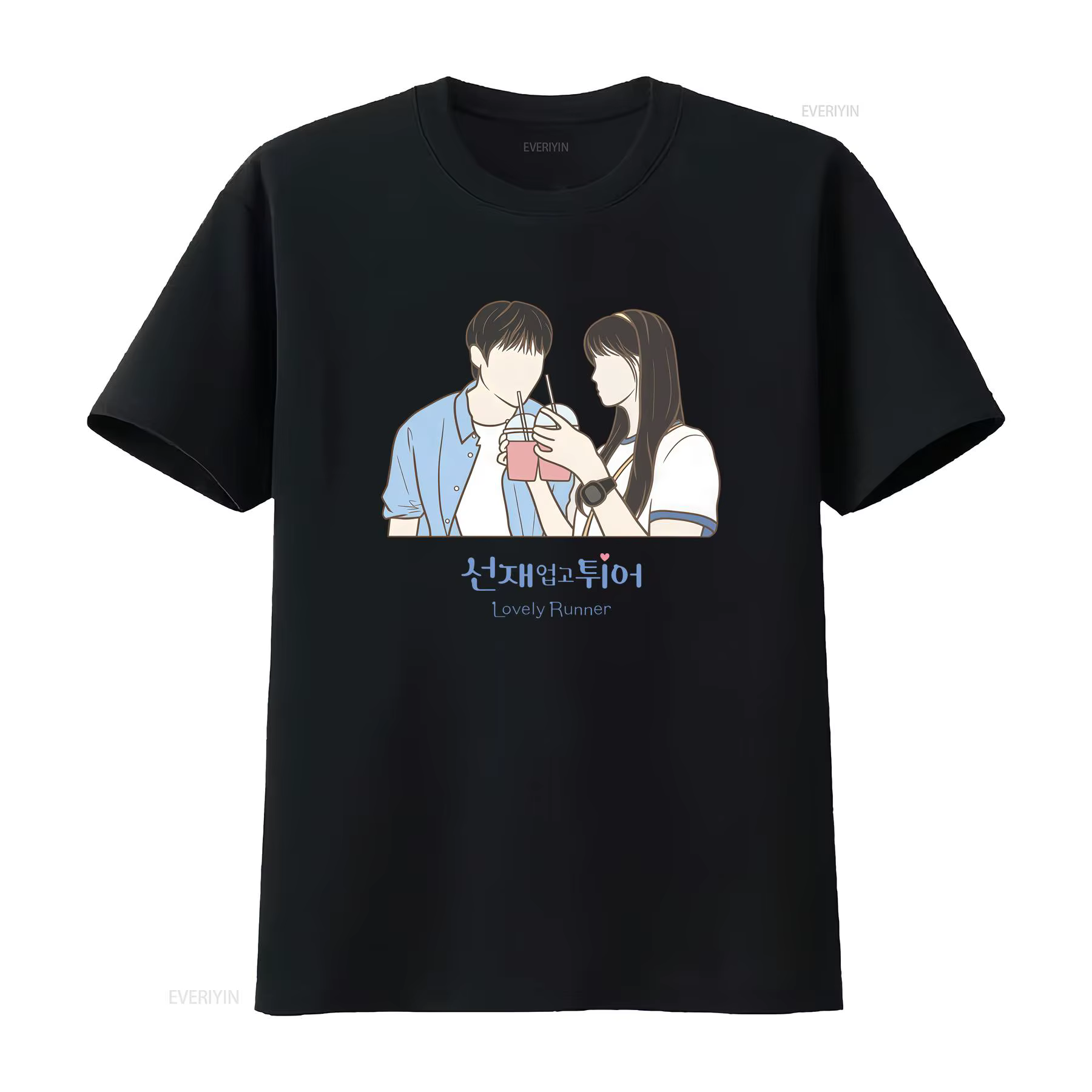 T-shirt Lovely Runner K Drama Kdrama Merch, manches longues ou courtes, vintage, graphique délavé, s