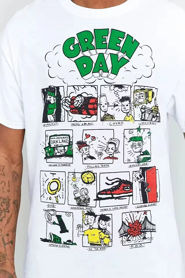Nouveau! T-Shirt Green Day unisexe pour adulte, cadeau S-4XL MM1116, mode Streetwear, T-Shirt surdim