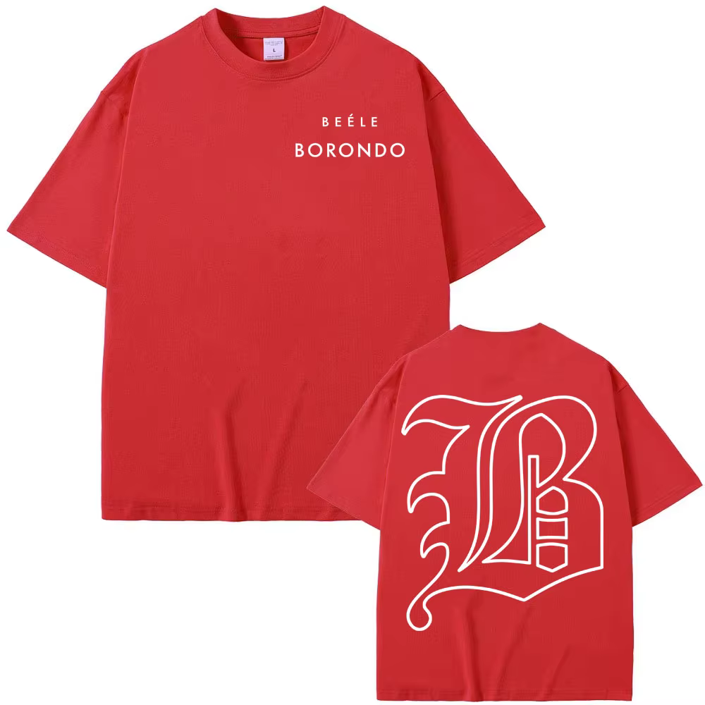 Rappeur BEELE Borondo Logo 2025 impression T-shirts hommes femmes mode haute qualité col rond t-shir