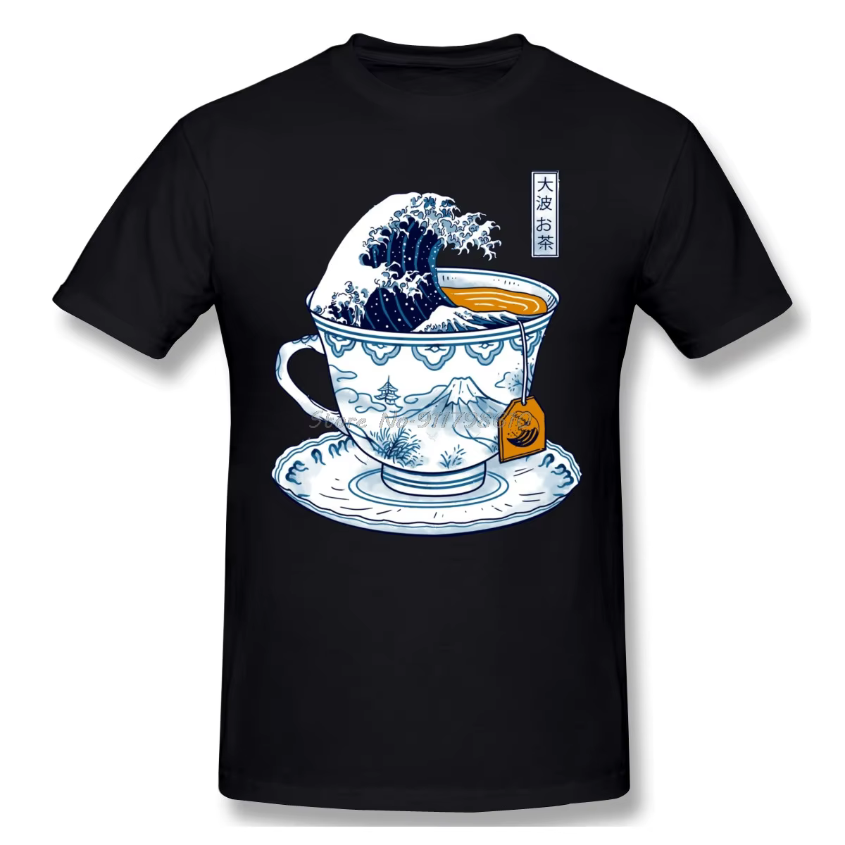 T-shirt à Manches Courtes et Col Rond pour Homme, Vêtement Surdimensionné en Coton, Streetwear, Hara