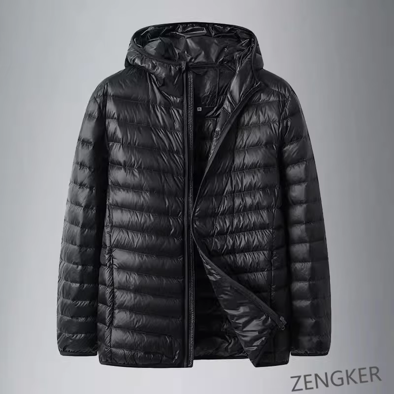 Doudoune légère surdimensionnée pour homme, manteau d'hiver à capuche, grande taille, 14XL, 12XL, 11