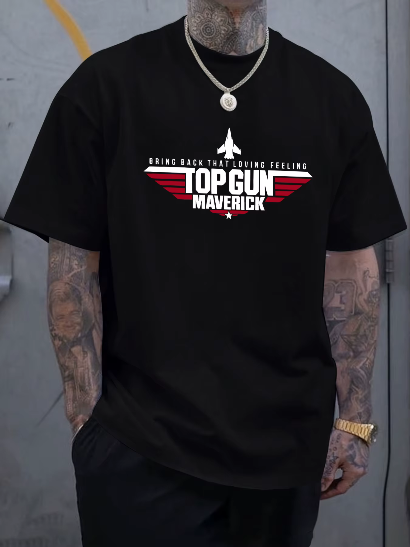 Nouveaux T-shirts imprimés Top Gun Maverick pour homme, en coton, tendance, unisexe, décontractés, s