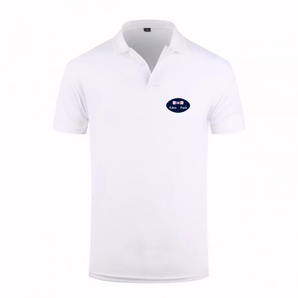 Polo pour homme en tissu performant, thème Eden Park, séchage rapide
