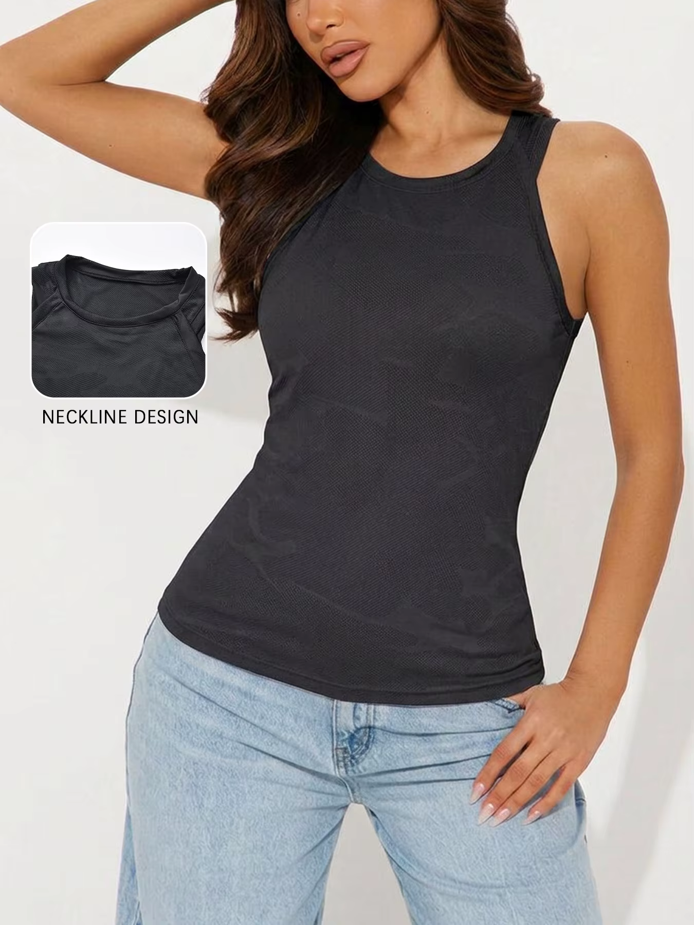 Débardeurs de sport anti-transpiration pour femmes, super doux, séchage rapide, respirants, en mesh,