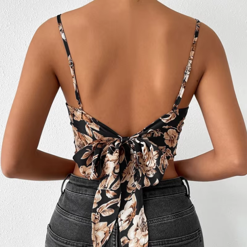 Camisole d'été Slim pour femmes, Sexy, sans manches, col en v, t-shirt gris, débardeur, couleur unie