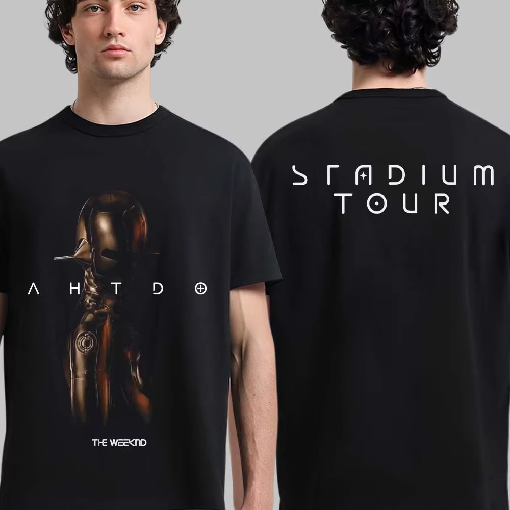 The Weeknd Europe Stadium Tour 2026 After Hours Til Dawn Schedule Tour Chemise d'été pour homme