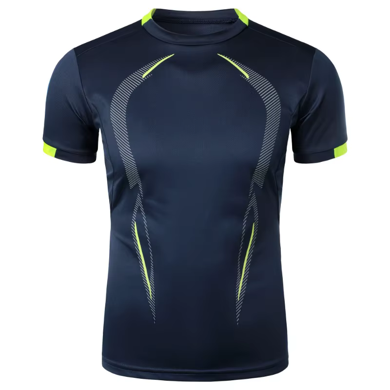 T-shirt respirant pour hommes, haut de Jogging à séchage rapide, léger, d'entraînement, de Fitness,