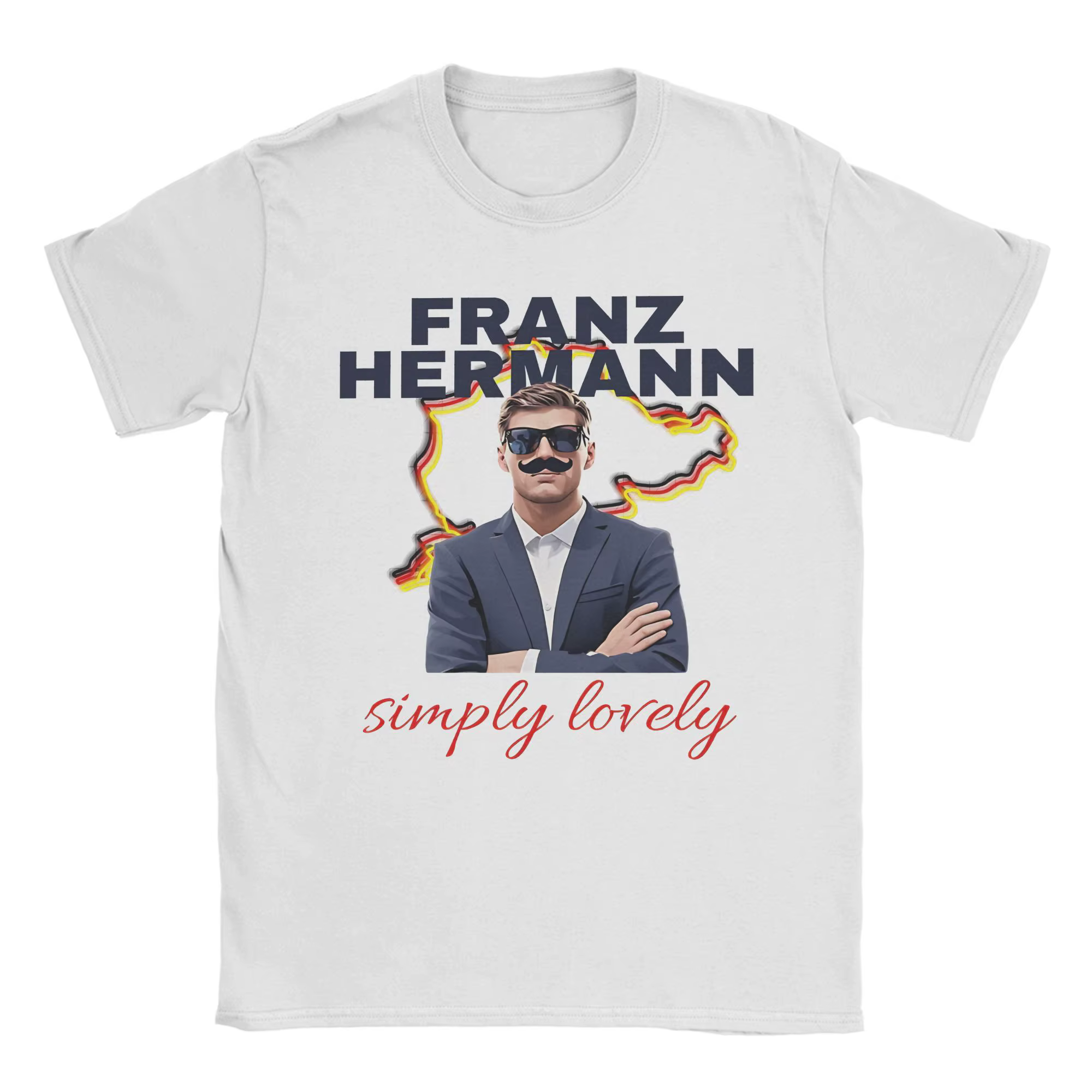 Hommes femmes Franz Hermann Nurburgring t-shirt 100% couverture en coton Cool à manches courtes col 