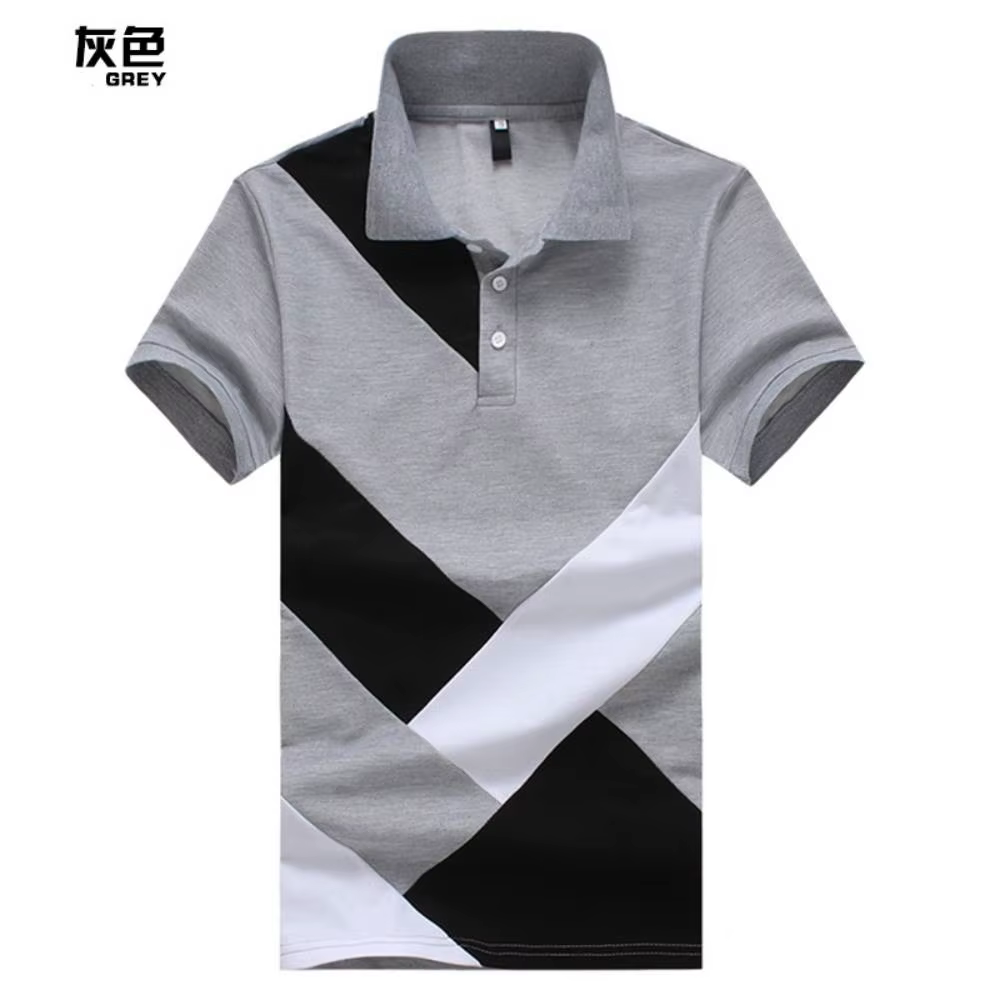 Nürburgring course piste polos hommes couleur bloquée t-shirt aventure amateurs de sport revers t-sh