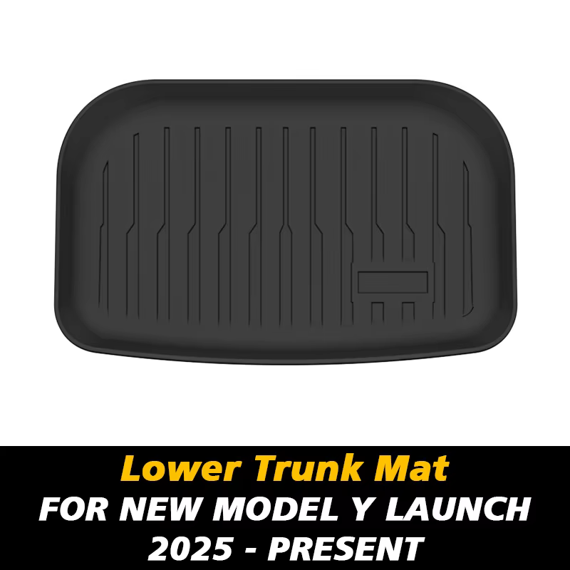 TEKSY Pour Tesla Nouveau Modèle Y 2026 2025 Juniper Tapis de coffre avant et arrière en TPE, impermé