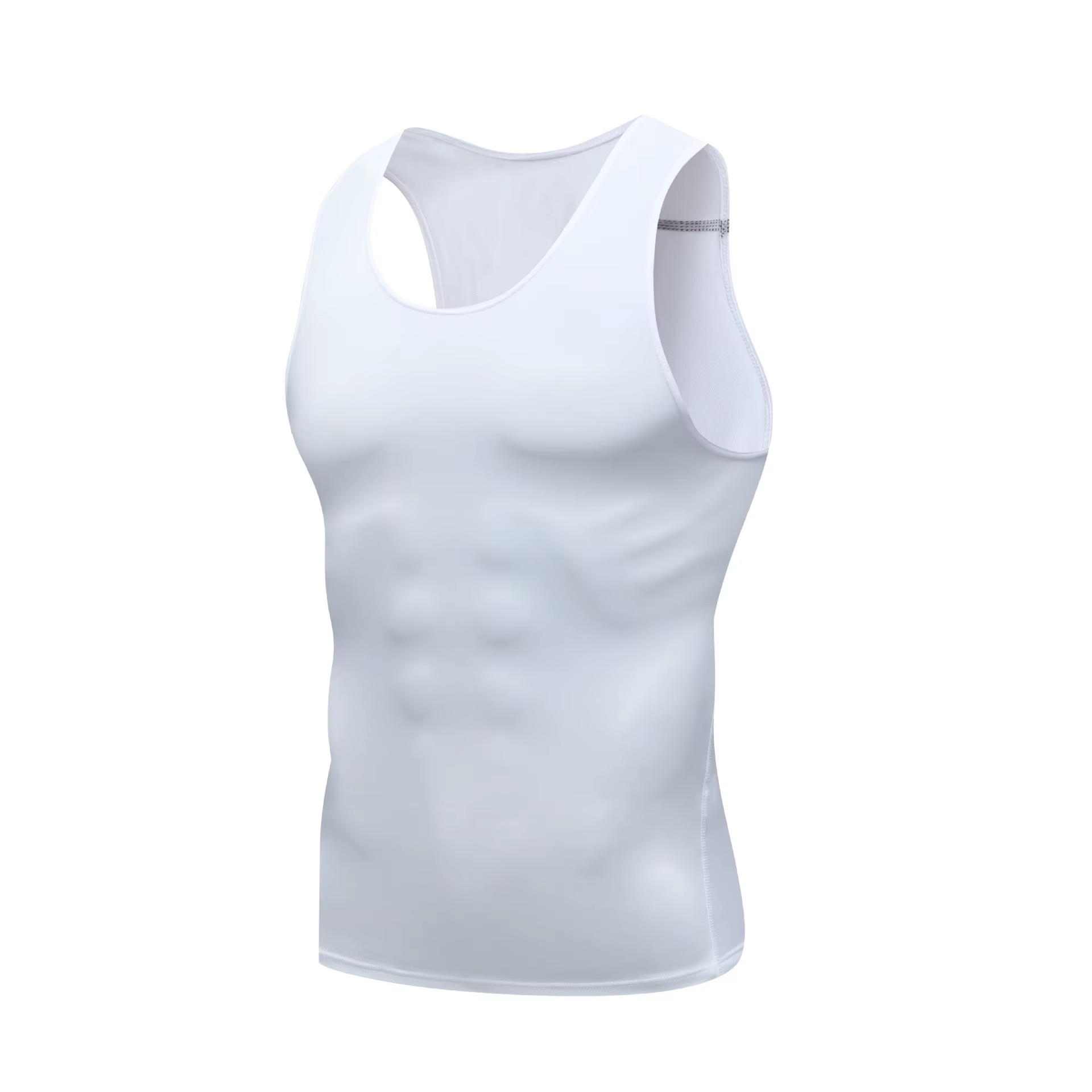 Débardeur de compression pour homme, sans manches, séchage rapide, imprimé, pour la gym, le fitness,