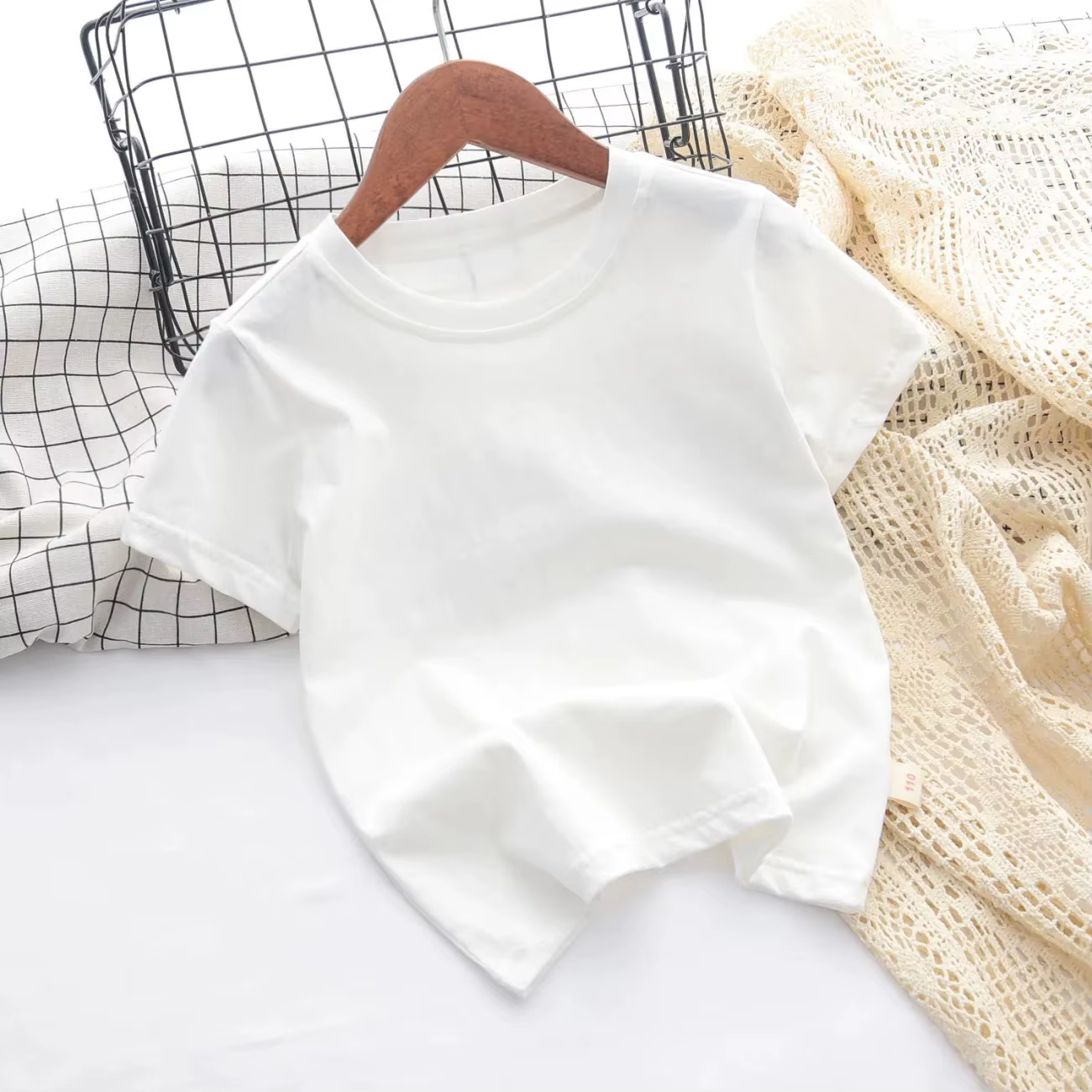 100% coton 180gsm tissu enfants garçon fille T-Shirt 2025 nouveau été femmes à manches courtes T-Shi