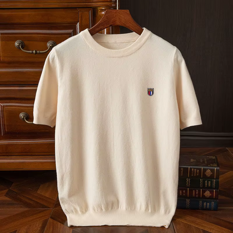 Smile Fine Mer37Wool Base T-Shirt pour Homme, Respirant, vaccage Rapide, Anti-Odeur, Sans Démangeais
